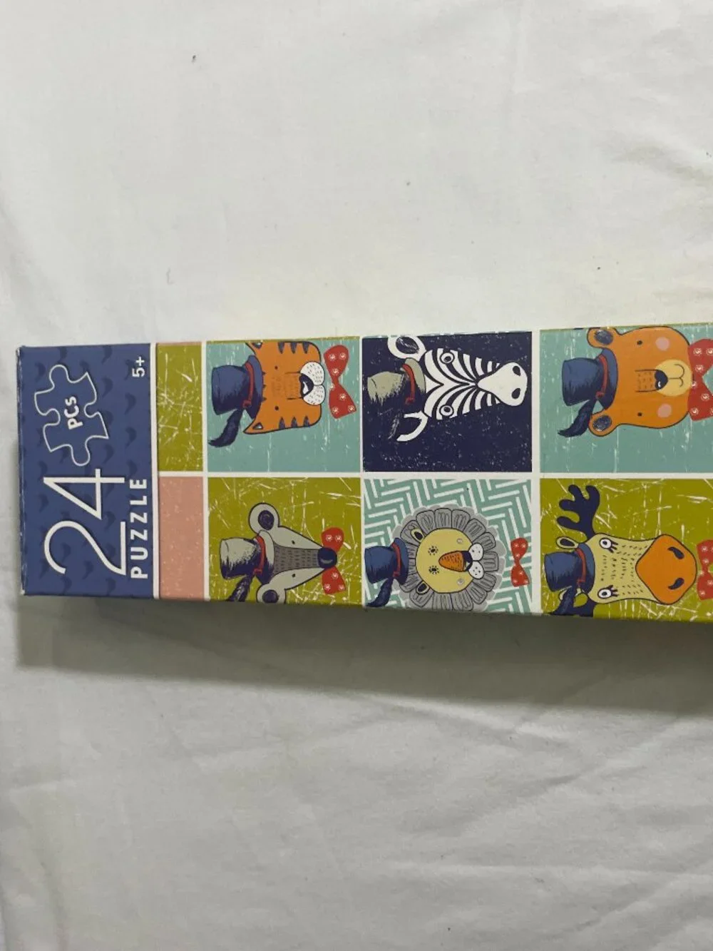 Cardinal 24 Piece Fancy Animals Jigsaw Puzzle Complete 5+ Kids Educational Puzzl